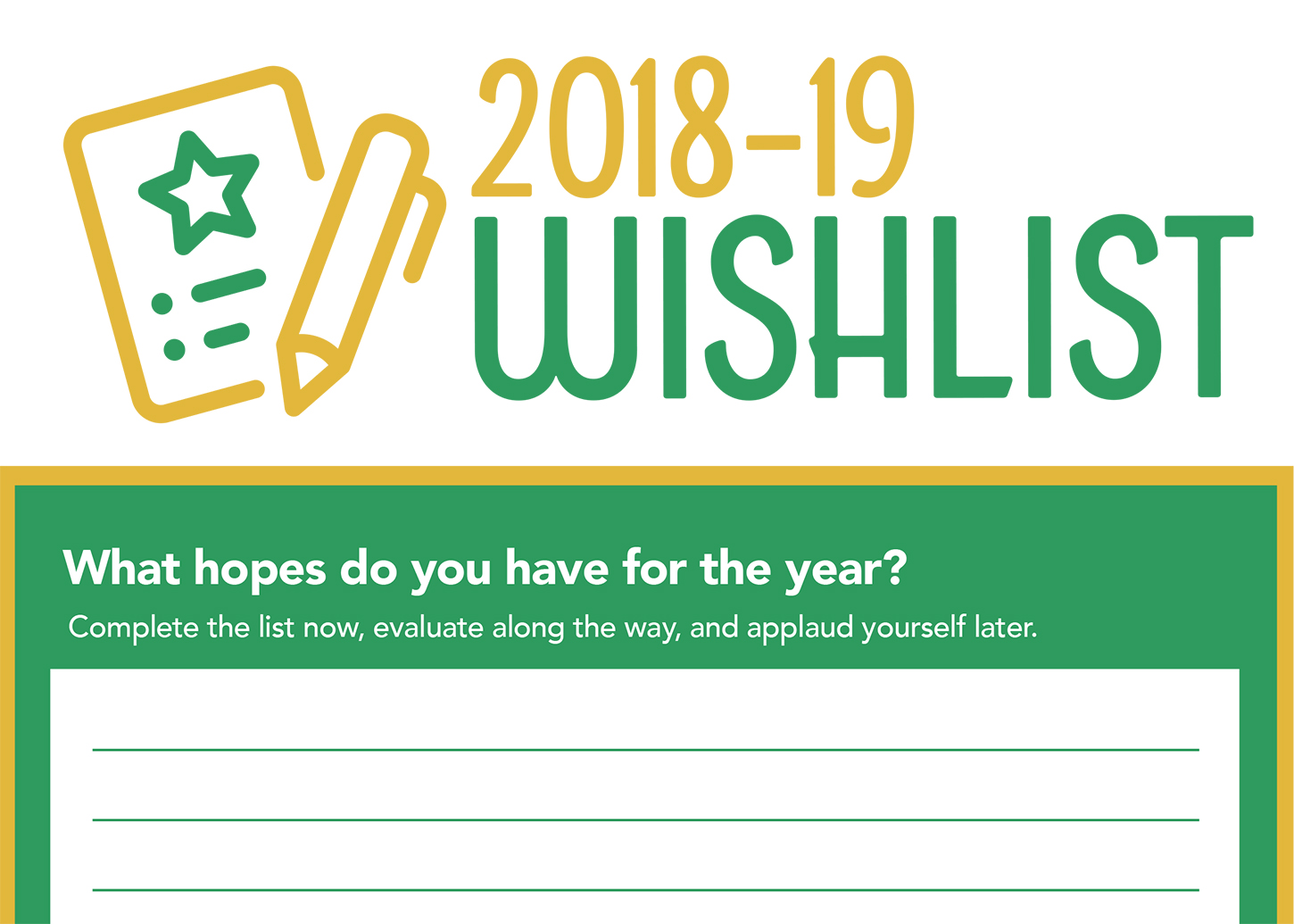 Noteworthy Wishes: Teacher Hopes for the Year