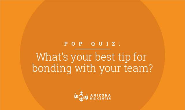 What’s your best tip for bonding with your level/team?