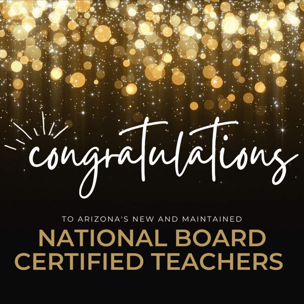 Arizona welcomes 74 new NBCTs; 178 maintain certification